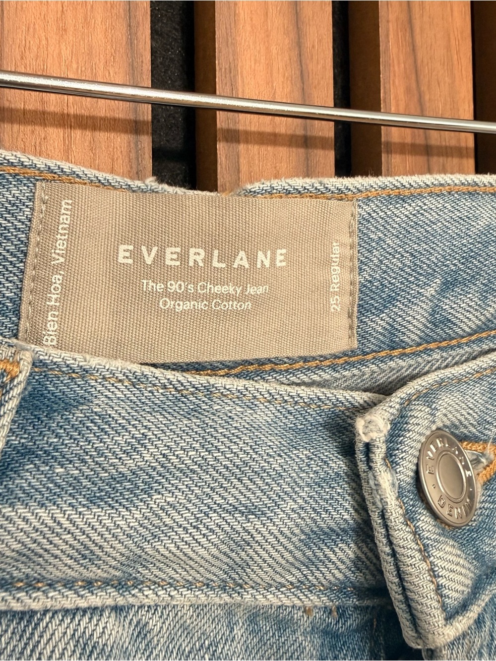 Everlane Organic Cotton 90s Cheeky Jeans 25 Regular - Picture 3 of 5